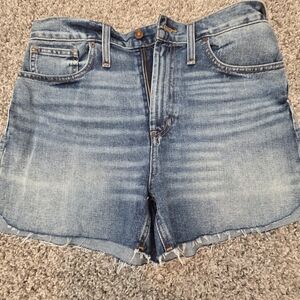 Madewell Women's Blue Denim Shorts